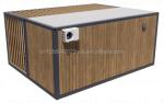 20ft Luxury Prefab Wooden House with Kitchen Bathroom and Outdoor BBQ Flat Pack