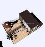 Outdoor Luxury Two Bedroom Modern Design Prefab Container House with Flat Pack