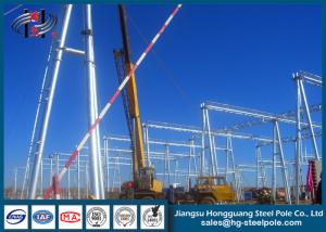 Quality Polygonal Substation Steel Structures , Electric Transmission Tower wholesale