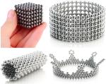 Kellin Neodymium Magnetic Balls 216 pcs 3mm 5mm Buckyballs Magnetic Cubes