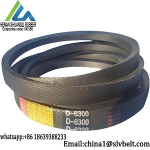 Quality Abrasion Resistance Triangle V Belt Rubber Type D Top Width 32mm Depth 19mm wholesale
