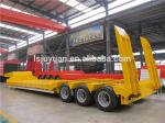 Air Suspension Detachable Gooseneck Lowboy Semi Trailer for 3/4 Axles Heavy