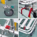 Mobile Ambulance Collapsible Stretcher Ems Gurney OEM Ambulance Trolley