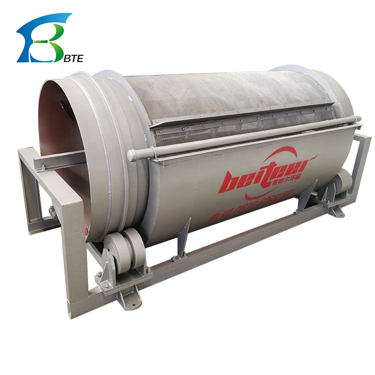 High Productivity Rotary Drum Filter Machine for Algae Removal in Stainless Steel