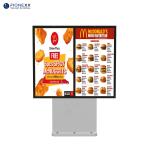 55''*2 Drive Thru Digital Signage Exterior Digital Signage 1920x1080 Weather