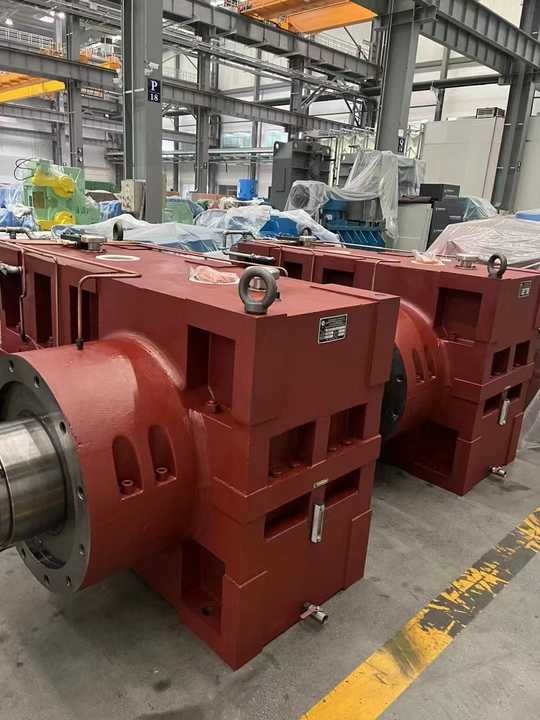 OEM Plastic Extruder Gearbox Series / Conical Twin Screw Extruder Gearbox