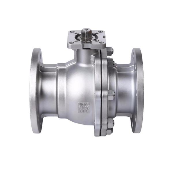 Stainless Steel 304/316 High Platform Flanged Ball Valve for Straight Through