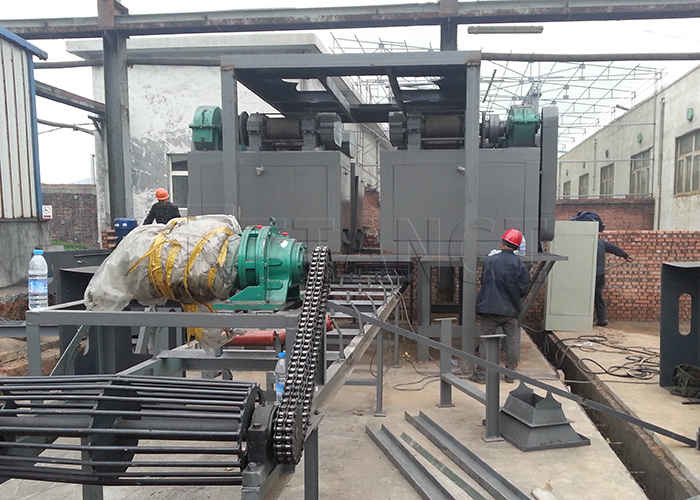 Organic Fertilizer Machine Production Line Double Roller Granulator Bio Fertilizer Making Machine