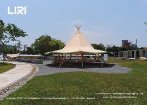 Quality Outdoor Camping Waterproof Canvas Tipi Tents With Wood Stove wholesale