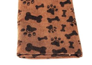 Quality Dog Bath Cleaning Absorbent Microfiber Towel Quick Drying With Embroidered Logo wholesale