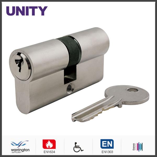 Aluminium Euro Profile Mortice Lock Cylinder Nickle Economic EN1303