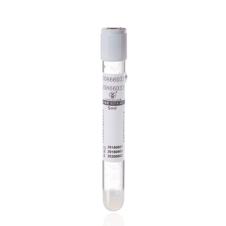 Rubber Plug 6ml PET NAT Blood Collection Vials For Hospital