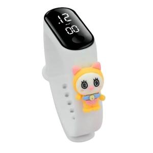 Quality White Rectangle 18mm Waterproof Kids Watch OEM Water Proof Smart Digital wholesale