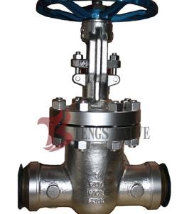 China Backseat Design Cast Steel Gate Valve , HF 600LB Butt Weld Gate Valve on sale