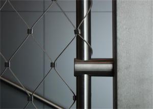 Quality High Strength Stainless Steel Balustrade Mesh Wear Resisting Easy Maintenance wholesale