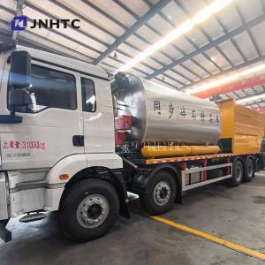 China Shacman M3000 Dump Truck Chassis With Synchronous Gravel Sealing Vehicle 8x4 375HP 12 Wheel on sale