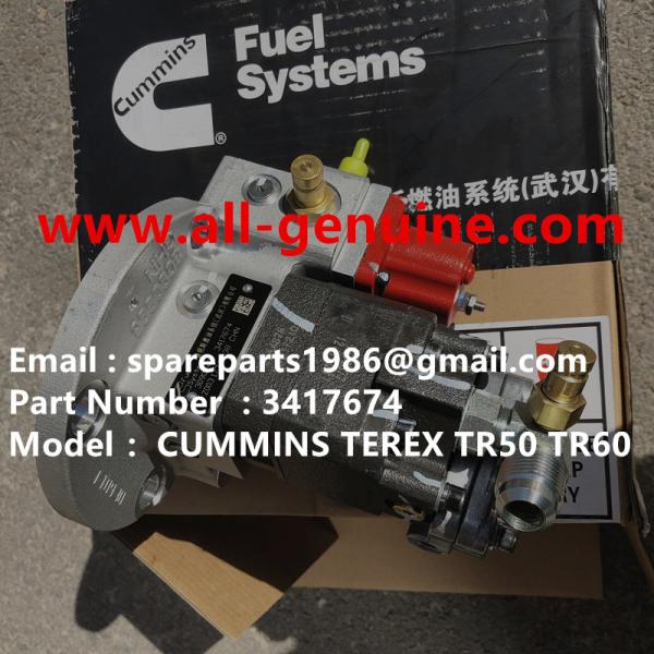 CUMMINS TEREX 3417674 FUEL PUMP DUMP TRUCK TR35 TR50 TR60 TR100 3305B 3305F 3303