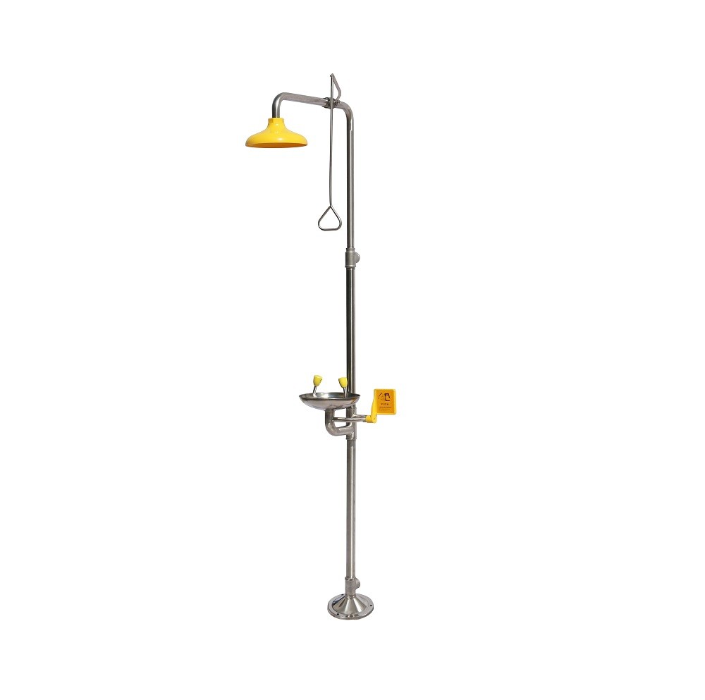 Safety shower emergency eye face wash station industrial eye wash station safety eye wash station