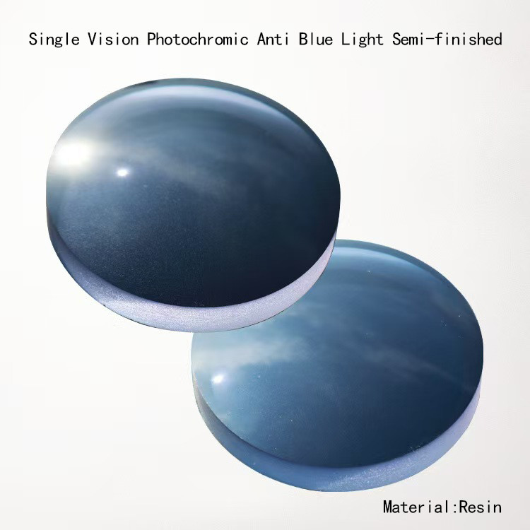 Single Vision UC/HC/HMC Photochromic Anti Blue Light Semi-finished