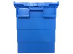 225kgs Plastic Attached Lid Containers Turnover Storage Box