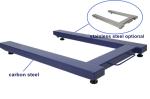 4mm Carbon Steel Portable Mobile Cattle Weighing Scale