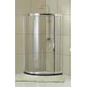Buy cheap Qudrant 6 / 8 mm Clear Tempered Glass Shower Door With Chromed Finished Profiles from wholesalers