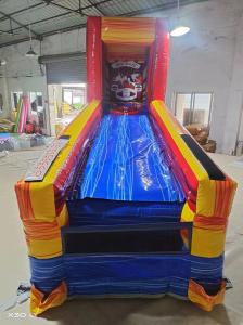 Quality Skee Ball Inflatable Baseball Games Win Score Challenge For Fun wholesale