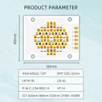 4050 RGBCW COB LED 180W Chips 2700K+6500K 5 Colors For Photography Lights