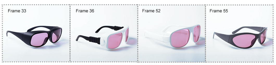Alexandrite Diodes 740-850nm 808nm Protective Laser Glasses With CE En207