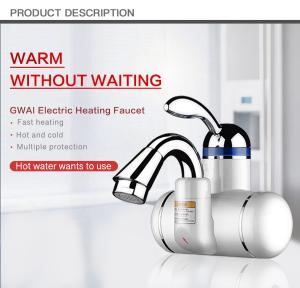 Quality SS304 Tankless Hot Water Tap IPX4 Digital Control Electric Faucet 2-3L/Min wholesale