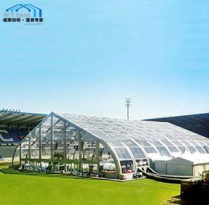 Quality Large Transparent Curved Marquee Tent Fire Retardant For Wedding wholesale