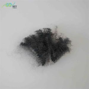 Quality 8.89D Recycled Staple Dope Dyed Fiber A Grade Gray Polyester Fiber wholesale