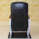 Black High Density Theatre Cinema Hall Chairs Adjustable Moistureproof