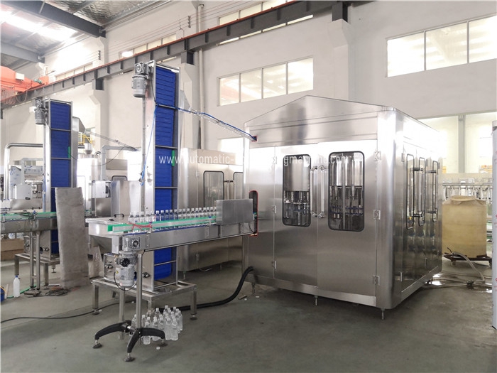 SUS304 10000BPH Bottled Water Filling Production Machines Hygiene grade