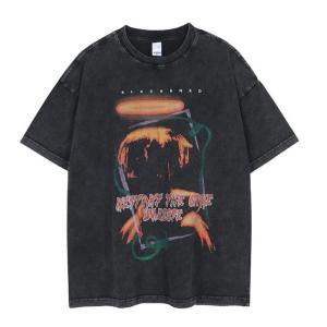 Quality Oem Apparel Manufacturers Men'S Vintage Wash Shirt 230GSM 100% Cotton Loose Printed Short Sleeves T Shirt wholesale