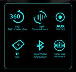 Wireless Outdoor Bluetooth Speakers Battery Powered 1500mAh Rechargeable