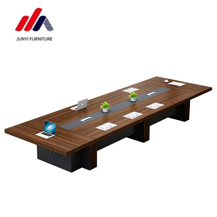 E1 MDF/MFC Melamine Board Huge Meeting Table Modern Conference Table for Multifunctional