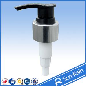 Quality Shiny metal soap 24/410 lotion pump dispenser wholesale