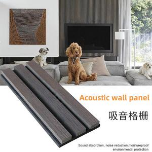 Quality MDF Wooden Acoustic Slats Interior Wall Panel 2400*600*22mm wholesale