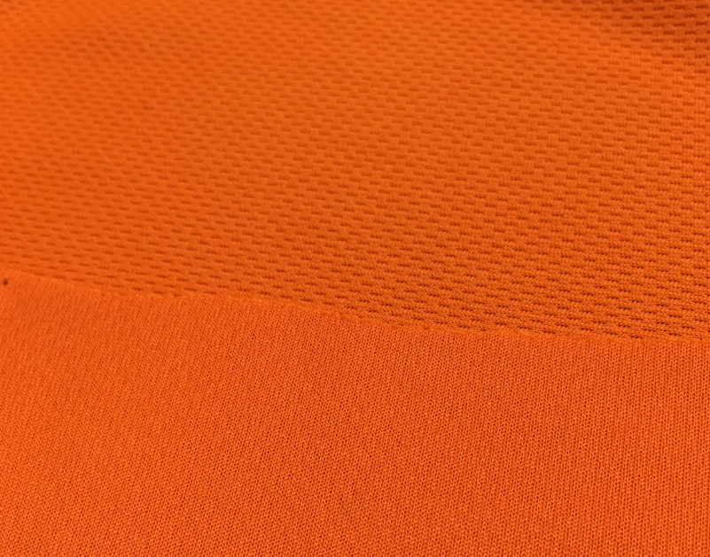 100% polyester wicking high quality of smooth handfeel big mesh eyeylet knitted fabric