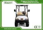 25 Km / H 4 Seater 48V Electronic Golf Carts White Color ADC Separately Motor