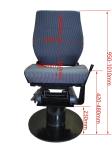 360 Degrees Rotation Railway Vehicle Driver Seats Subway Driver Seat