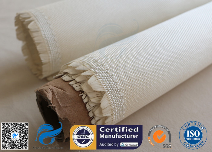 8HS High Temperature Fiberglass High Silica Cloth White For Fire Blanket