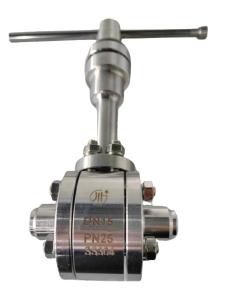 Quality ISO9001 Approved Manual Cryogenic SS Ball Valve DN15 PN 25 wholesale