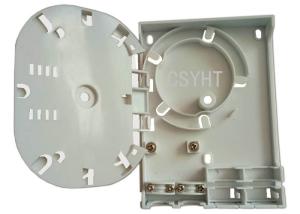 Quality Small Plastic Fiber Optic Termination Box 2 Port SC/UPC Simplex Wall Mounted wholesale