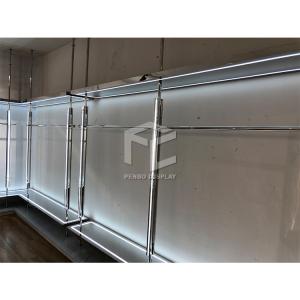 Quality CNC Clothing Display Rack Powder Coated Display Store Furniture wholesale