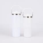 20 Oz Tumbler With Handle, Insulated Tumbler With Lid And Flip Straw Leak Proof