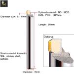 Monocrystalline Synthetic 6mm Shank CNC Diamond Tools