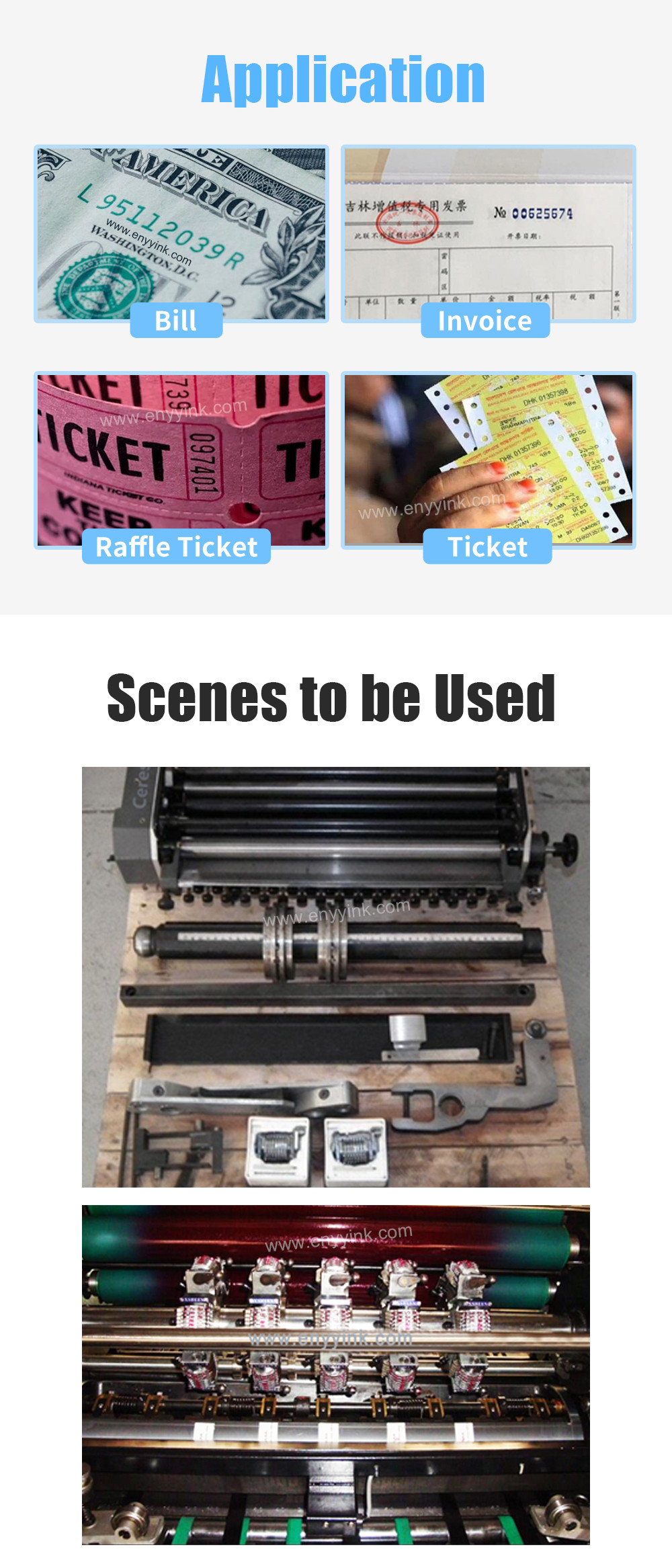 GTO52 Numbering Machine 7-Digit Backward Vertical Three Digit Dip
