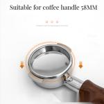 58mm Classic Design Stainless Steel Blind Cleaning Basket for Coffee Tea Filters